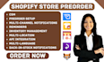 setup shopify preorder notify preorder back in stock globo appikon amai wolf pq