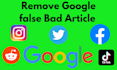 remove dafaming harassing copyright and leaked content mugshots under dmca