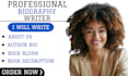 write memoir life story christian book blurb memoir editor author bio