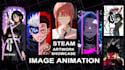 make animated images and artwork for you steam profile