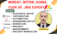 your monday expert,click up,notion,jira software, jira,asana expert, monday crm