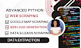 do python web scraping google map website data extraction b2b leads generation