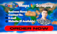 do google maps scraping