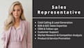 be your sales representitive