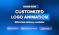 create a professional logo animation for startups and brands