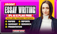 do essay writing, research, summary, case study, papers
