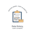 do data entry, copy paste