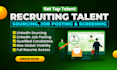 handle your recruitment with linkedin sourcing, job posting and screening