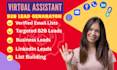 b2b leads generation, linkedin, email, targeted leads