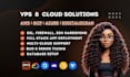 deploy configure vps and cloud apps AWS gcp azure digitalocean