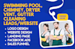 generate swimming pool cleaning leads chimney dryer vent gutter cleaning website