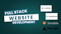 build website web app with lovable ai, bolt new ai, next js, cursor ai, supabase