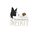 create powerful loving dog breeder logo