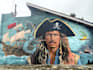 paint real mural on the wall