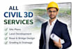 do road design and quantity estimation using civil 3d