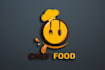 retro, vintage or food logo design