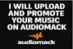 upload and promote your music on audiomack