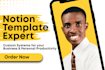 be your custom notion template expert notion website dashboard automation