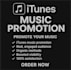 promote itunes music track promotion