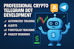 create crypto trading telegram bot