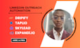 setup linkedin automation outreach on dripify expandi skylead ai post on taplio