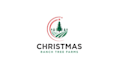 design modern christmas tree farm logo