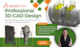 design 3d cad models, and technical drawings in solidworks