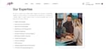 develop a modern and responsive frontend using angular, react, HTML, CSS,
