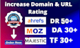 increase domain rating dr 50