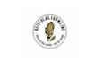design excellent grows crops and grows chickens logo