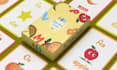 design 26 educational kids flash cards, teach your kids through playing