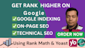 fix SEO issues and optimize wordpress shopify wix websites