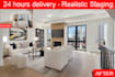 do realistic virtual staging and virtual renovation within 12 to 24 hours