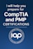 assist in your comptia and pmp certification preparation