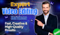 do professional video editing with low price