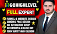 create ghl funnel, gohighlevel website, ghl automation setup