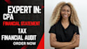 prepare and sign a CPA certified financial statement audits, comfort letters