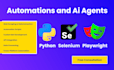 make python web scraper for web scrapping web automation bots data extraction