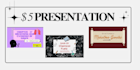 create a aesthetic presentation