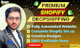 create a custom bespoke shopify dropshipping store rebuild