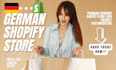 create a german premium shopify store
