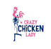 design creative crazy chicken lady logo