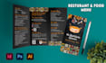 design restaurant menu, cafe menu, food menu and digital menu board