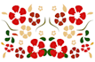some fabric colourful pattern design