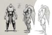 create character concept art sketch