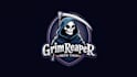 do grim reaper mascot logo with company name