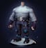 create a print ready model or 3d character