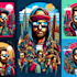 do illustration expressionism art, graffiti, abstract