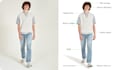 fashion model retouch and remove wrinkles from clothing
