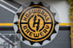 design a modern brewery logo with copyright